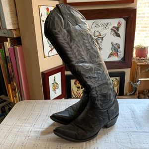 Old Gringo Mayra black with white stitching 7